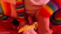 anal character:fluttershy creator:sluttyshy male masturbation no_audio penis quality:480p socks toy:bad_dragon toy:build-a-bear toy:chance_the_stallion toy:dildo toy:plushie video // 852x480 // 9.8MB