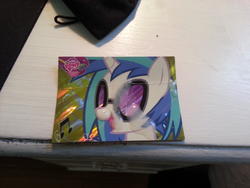 character:vinyl_scratch cum cum_on_paper toy:trading_card // 3264x2448 // 1.6MB
