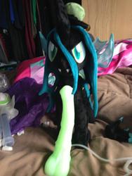 character:queen_chrysalis toy:bad_dragon toy:chance_the_stallion toy:dildo toy:plushie // 2448x3264 // 1.8MB