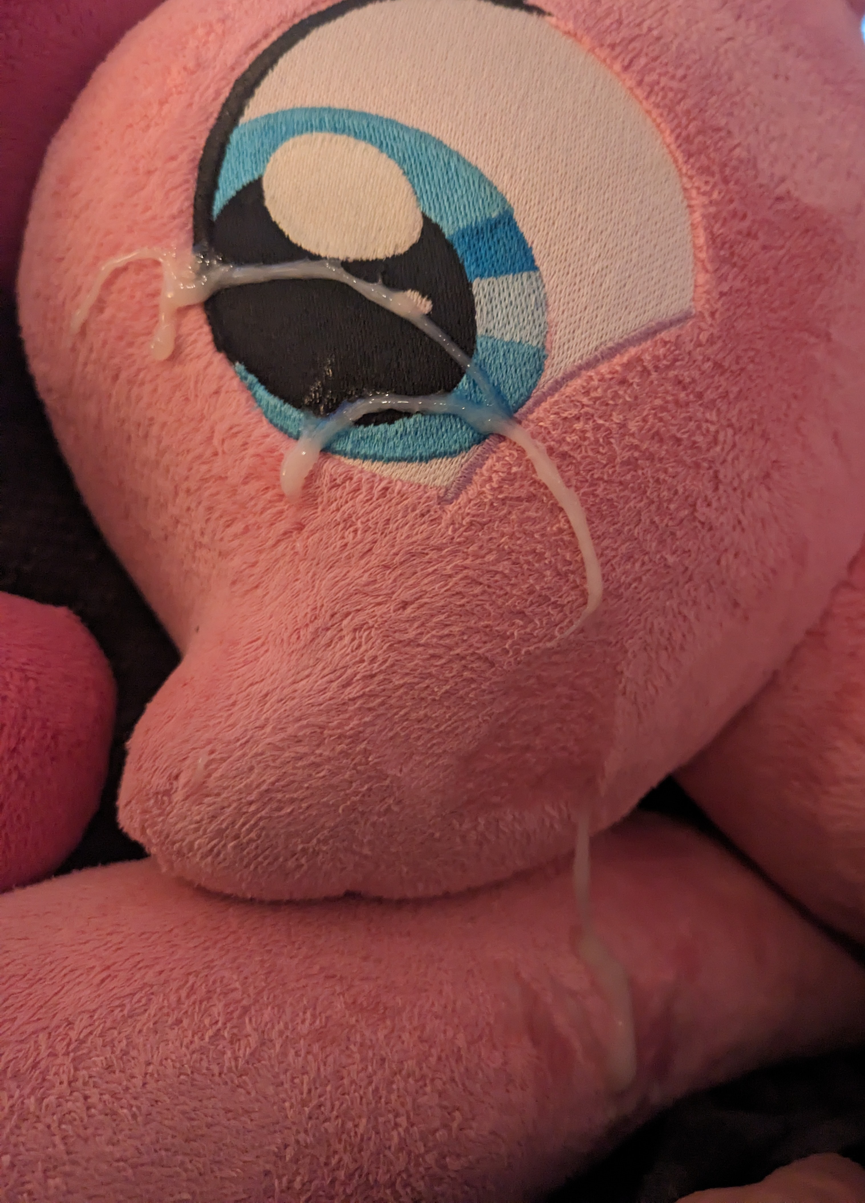 Image 4926: character:pinkie_pie creator:plushiphila_pie cum cum_on_plushie  lifesized toy:custom_plush toy:plushie