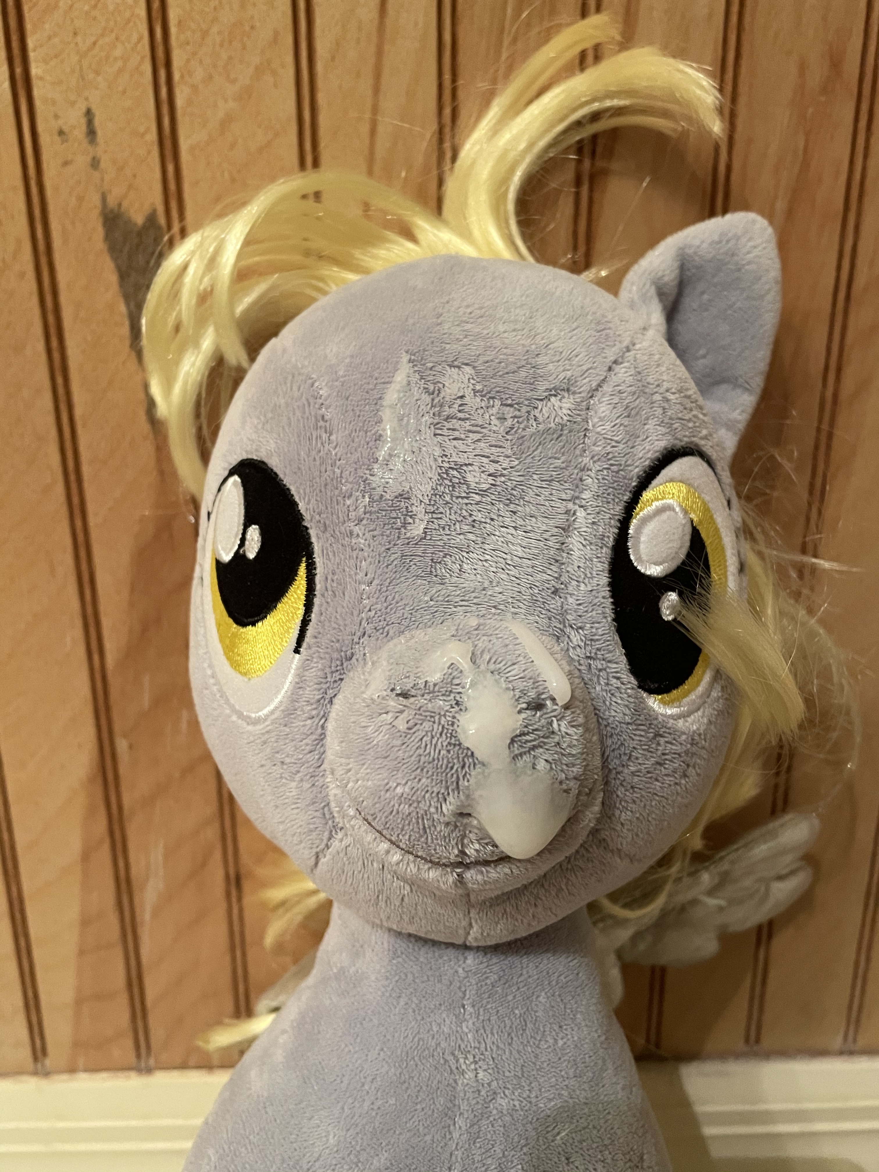 Image 3866: character:derpy_hooves creator:jamesw69 cum cum_on_plushie toy: build-a-bear toy:plushie