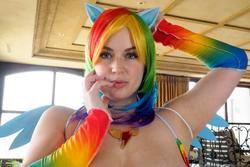 character:rainbow_dash cosplay creator:danielleftv female // 1800x1200 // 1.5MB