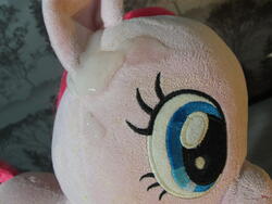 character:pinkie_pie creator:ikananprincess cum cum_on_plushie toy:build-a-bear toy:plushie // 3648x2736 // 2.0MB