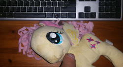 character:fluttershy creator:pinkie_pie cum cum_on_plushie male penis toy:plushie // 4394x2405 // 4.7MB