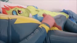character:spitfire character:wonderbolt cosplay cum has_audio latex male masturbation penis quality:720p video // 1280x720 // 43.3MB