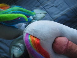 character:rainbow_dash creator:ikananprincess grinding male penis toy:build-a-bear toy:plushie // 3648x2736 // 2.3MB