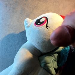 character:rainbow_dash creator:ikananprincess cum cum_on_plushie masturbation no_audio penis toy:build-a-bear toy:plushie video // 1440x1440 // 275.2MB