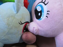 character:pinkie_pie character:rainbow_dash creator:ikananprincess male penis toy:build-a-bear toy:plushie // 3648x2736 // 2.2MB