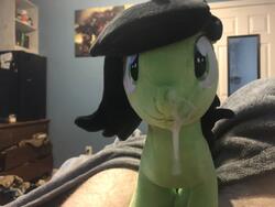 character:anon character:anonfilly creator:vinyl cum cum_on_plushie oc toy:olyfactory toy:plushie // 4032x3024 // 1.3MB