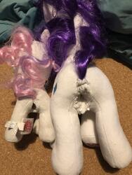 character:rarity character:sweetie_belle creator:that_purple_horse sph toy:build-a-bear toy:plushie // 960x1280 // 393.7KB