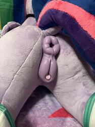 anus artist:lanacraft character:twilight_sparkle clothes dock lifesized plush socks sph toy:american_meat toy:custom_plush toy:dht toy:fleshlight toy:plushie vagina // 3024x4032 // 2.8MB