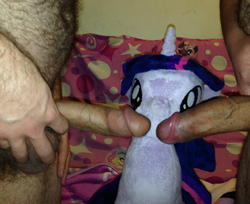 character:twilight_sparkle creator:jin male penis toy:plushie two_men // 2448x1996 // 430.2KB