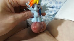 character:rainbow_dash cum cum_on_toy has_audio male masturbation music penis precum quality:720p toy:figurine video // 1280x720 // 20.4MB