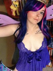 character:fluttershy character:twilight_sparkle cosplay female toy:brushable // 960x1280 // 346.2KB