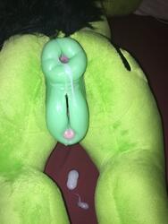 anus artist:joltage character:anon character:anonfilly creator:vinyl cum cum_in_fleshlight lifesized oc sph toy:custom_plush toy:dht toy:fleshlight toy:plushie vagina // 2448x3264 // 1.5MB