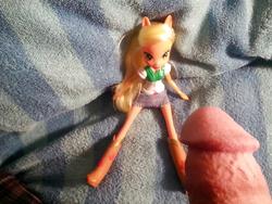 character:applejack equestria_girls male penis toy:doll // 1000x750 // 320.8KB