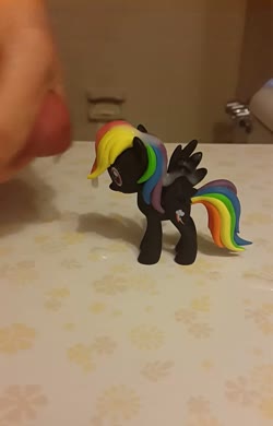 character:rainbow_dash cum cum_on_toy male masturbation no_audio penis toy:funko toy:mystery_minis vertical_video video // 1080x1684 // 2.6MB