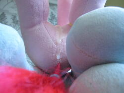 character:pinkie_pie character:rainbow_dash creator:ikananprincess cum cum_on_plushie toy:build-a-bear toy:plushie // 3648x2736 // 2.0MB