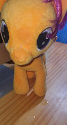 character:scootaloo creator:pinkie_pie cum cum_on_plushie toy:plushie // 1996x3712 // 3.8MB