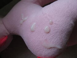 character:pinkie_pie creator:ikananprincess cum cum_on_plushie toy:build-a-bear toy:plushie // 3648x2736 // 1.7MB