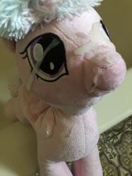 character:princess_cadence creator:that_purple_horse cum cum_on_plushie toy:build-a-bear toy:custom_plush toy:plushie // 3024x4032 // 2.5MB