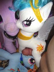 character:princess_celestia character:twilight_sparkle cum cum_on_plushie male penis toy:build-a-bear toy:plushie // 1944x2592 // 500.7KB