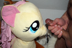 character:fluttershy cum cum_on_plushie male penis toy:plushie // 2560x1704 // 1.3MB