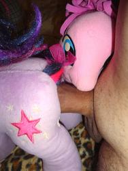 character:pinkie_pie character:twilight_sparkle male penis sex sph toy:build-a-bear toy:plushie // 1944x2592 // 356.3KB