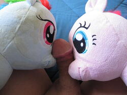 character:pinkie_pie character:rainbow_dash creator:ikananprincess male penis toy:build-a-bear toy:plushie // 3648x2736 // 2.3MB