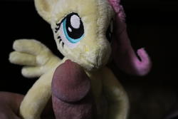 anthro character:fluttershy male penis toy:custom_plush toy:plushie // 2736x1824 // 1.4MB
