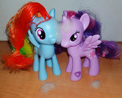 character:rainbow_dash character:twilight_sparkle cum cum_on_toy toy:brushable // 1000x809 // 323.7KB