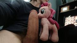 character:pinkie_pie male penis toy:plushie // 575x323 // 23.8KB