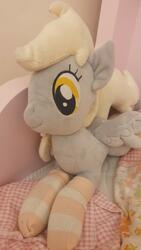 character:derpy_hooves clothes safe socks toy:custom_plush toy:plushie // 2268x4032 // 1.3MB