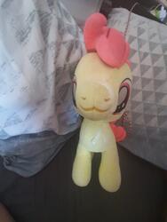 character:apple_bloom creator:anypony cum cum_on_plushie toy:plushie // 2448x3264 // 1.5MB