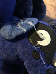 character:princess_luna creator:lolzorg creator:that_purple_horse cum cum_on_cutie_mark cum_on_plushie toy:custom_plush toy:plushie // 3024x4032 // 2.3MB