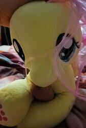 character:fluttershy creator:pornstarahrix3 grinding male penis precum toy:build-a-bear toy:plushie // 2592x3840 // 1.4MB
