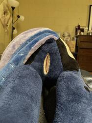artist:blackwater character:princess_luna creator:lolzorg lifesized sph toy:custom_plush toy:plushie // 3024x4032 // 4.0MB