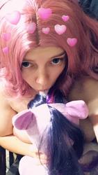breast character:twilight_sparkle creator:rosie-pone female hornjob lesbian nude toy:build-a-bear toy:plushie // 640x1136 // 138.2KB