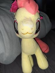 character:apple_bloom creator:anypony cum cum_on_plushie toy:plushie // 3024x4032 // 3.8MB