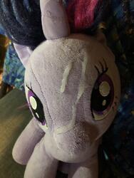 character:twilight_sparkle creator:that_purple_horse cum cum_on_plushie toy:build-a-bear toy:plushie // 3024x4032 // 2.4MB
