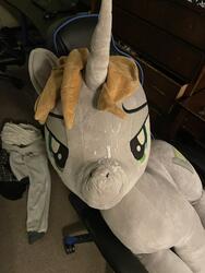 character:littlepip creator:lolzorg cum cum_on_plushie lifesized oc toy:custom_plush toy:plushie // 3024x4032 // 3.3MB