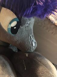 artist:blackwater character:nyx creator:lolzorg creator:that_purple_horse cum cum_on_plushie lifesized toy:custom_plush toy:plushie // 3024x4032 // 2.9MB